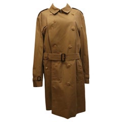Beige Burberry Kensington Coat