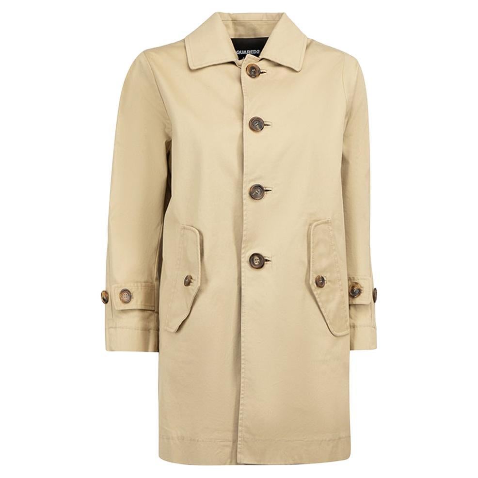 Relaxed Fit Women's Button Down Trench Coat main image 0