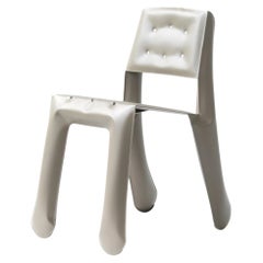 Silla escultural Chippensteel 0,5 de acero al carbono beige by Zieta