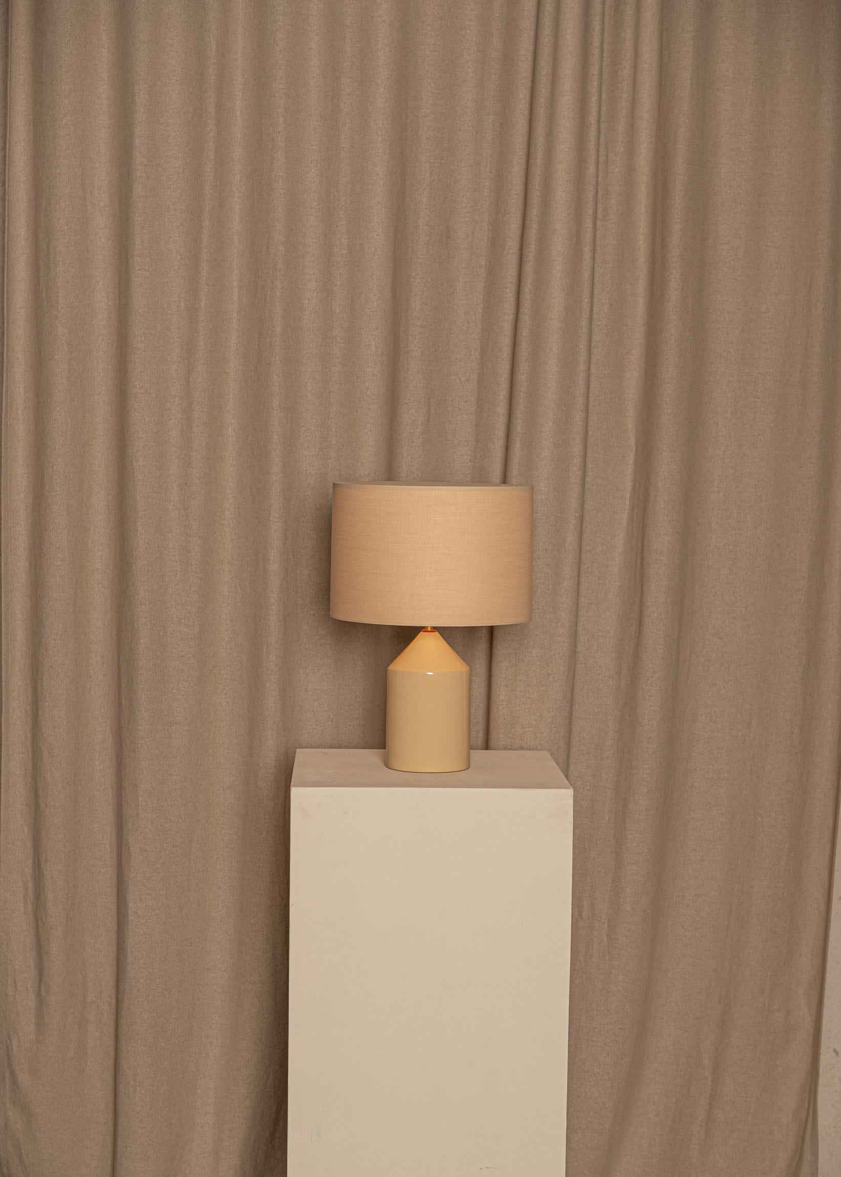 Spanish Beige Ceramic Josef Table Lamp by Simone & Marcel For Sale