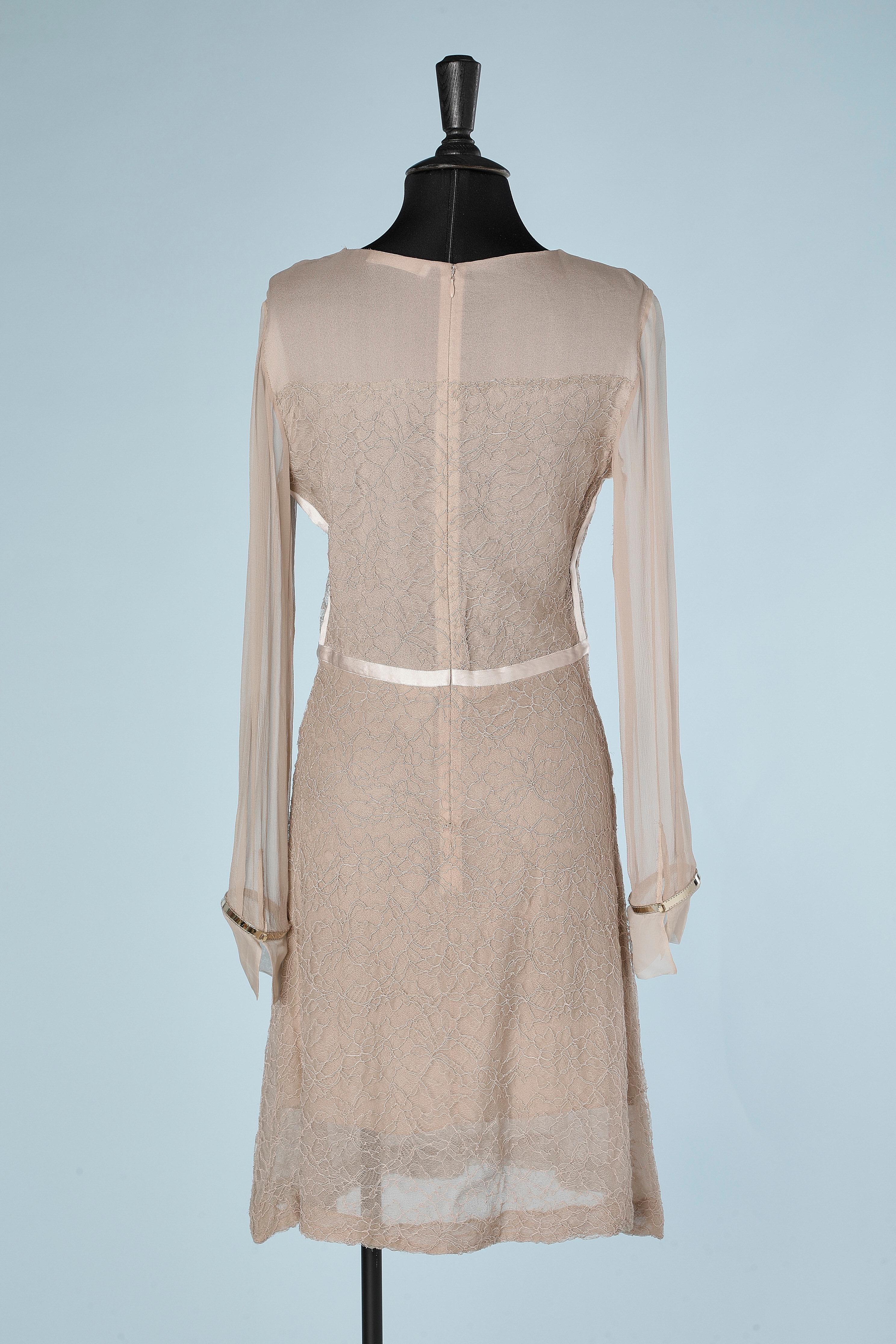 attached sleeve dress