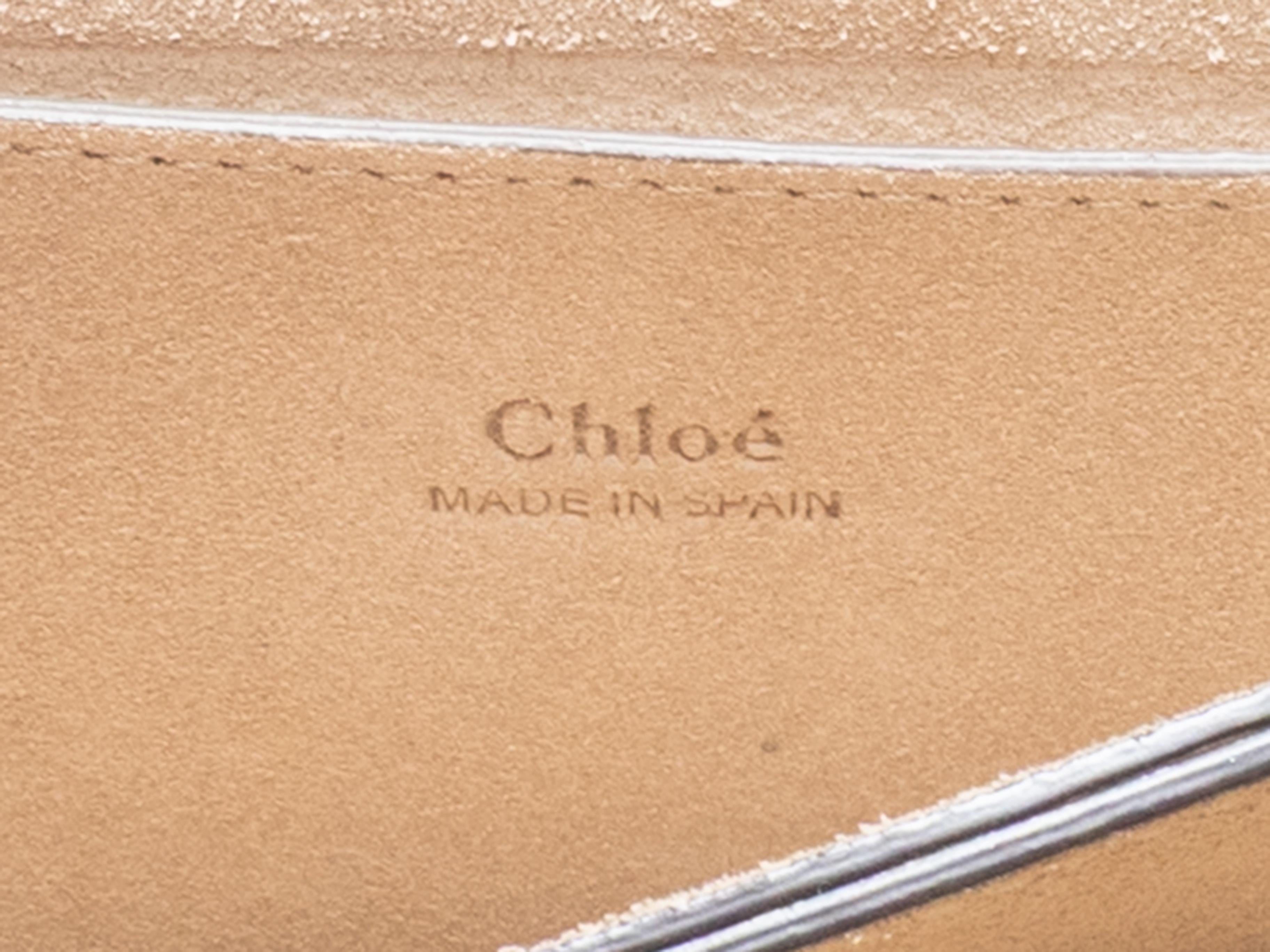 Beige Chloe Kleine Faye Crossbody Tasche im Angebot 3