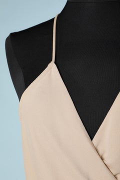 Beige cocktail dress with beaded stars Versus Versace
