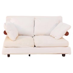 Sofa ""Baisity" aus beiger Baumwolle von Antonio Citterio Zwei Sitze für B&amp;amp;B Italia