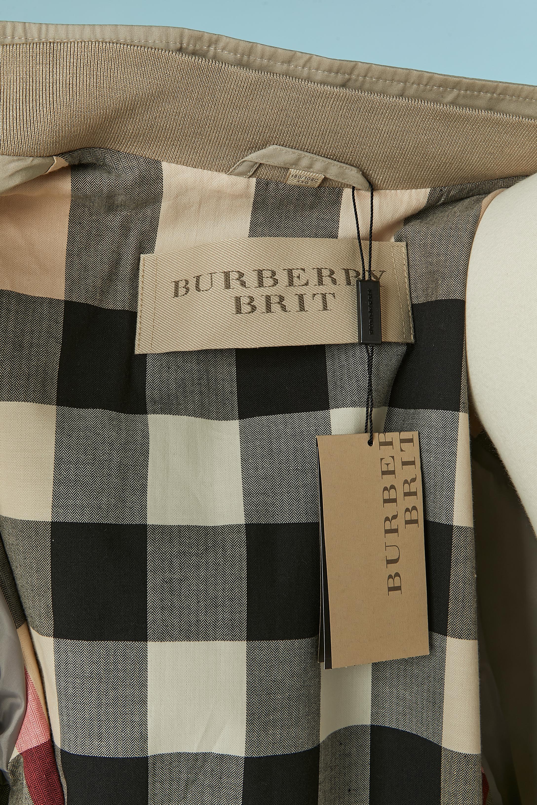 Veste chemisier BURBERRY BRIT beige en vente 2