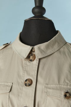 Beige cotton Saharan dress Burberry Brit