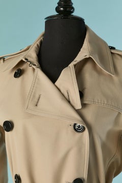 Beige cotton trench-coat BURBERRY BRIT