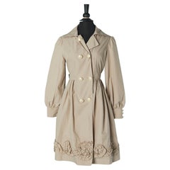 Beige doppelreihiger Trenchcoat MOSCHINO CHEAP AND CHIC