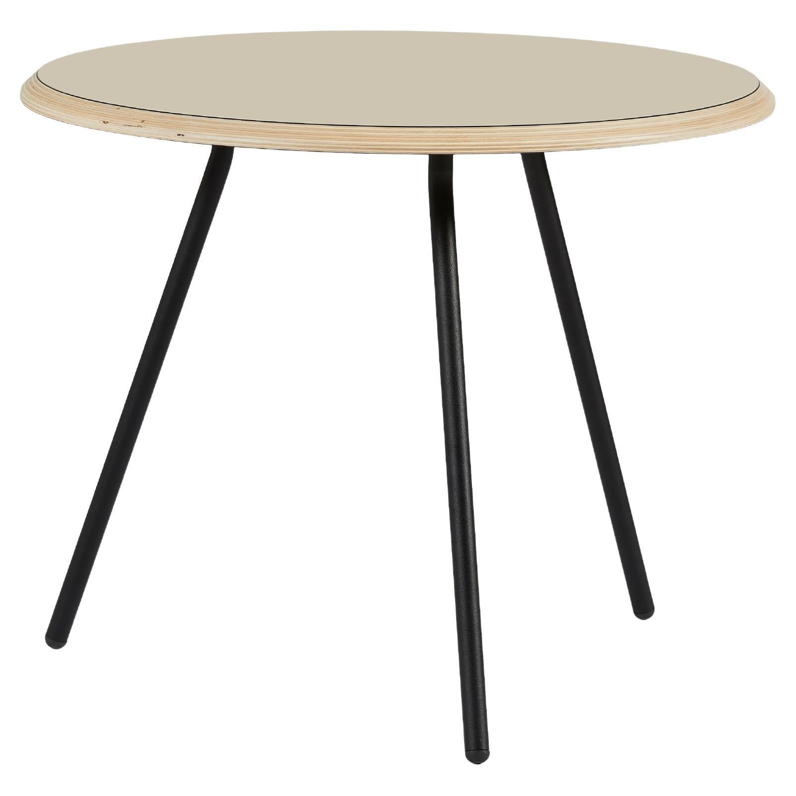 Beige Fenix Laminate Soround Coffee Table 60 by Nur Design For Sale