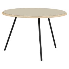 Table basse en stratifié Fenix beige 75 cm par Nur Design