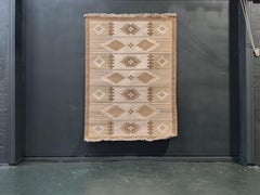 Beige Flat Weave Rug
