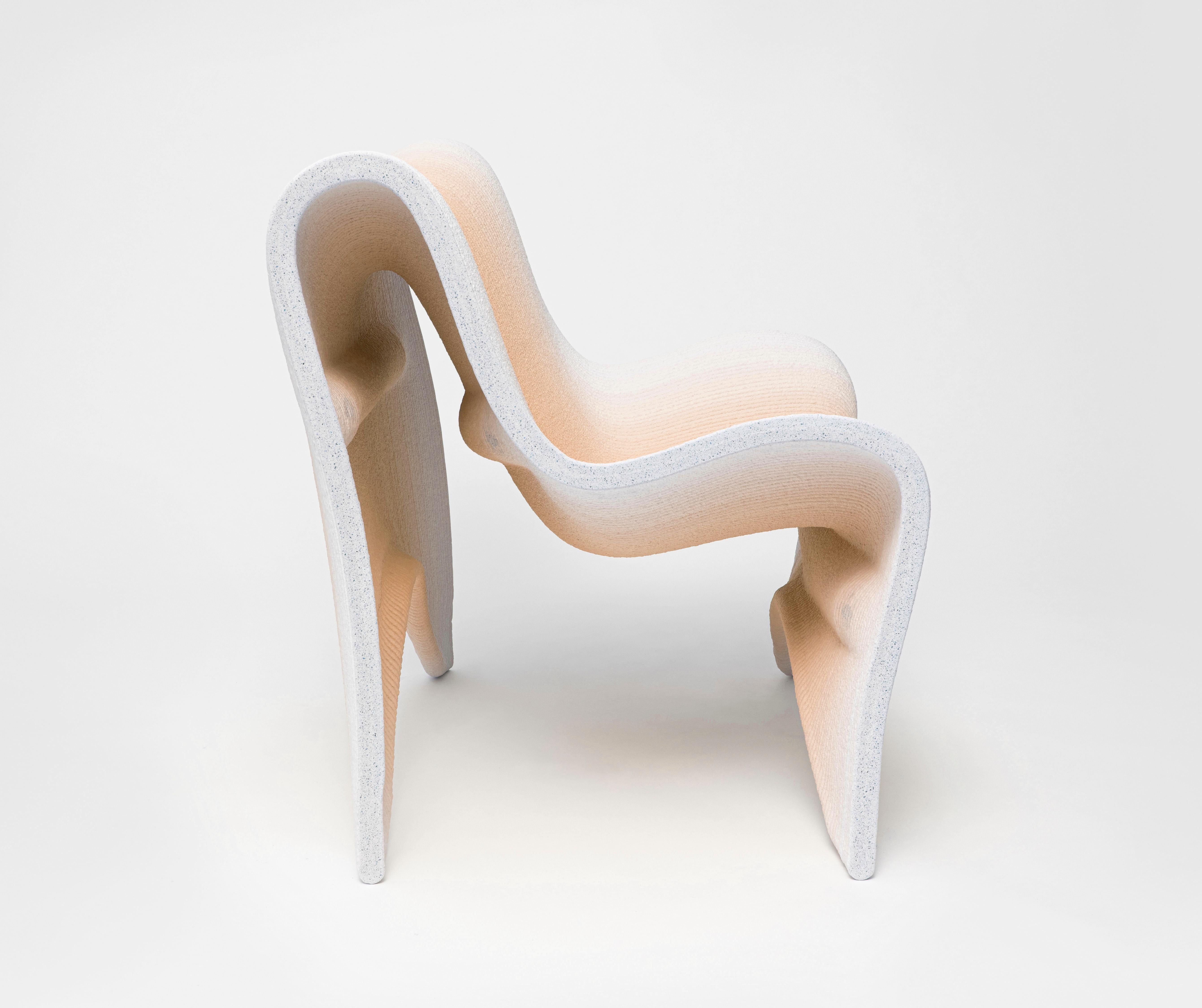Austriaco Poltrona Beige Gradient di Philipp Aduatz in vendita