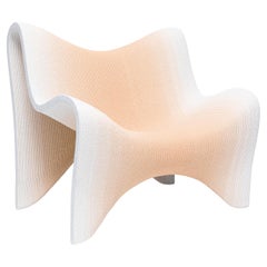 Beige Gradient Armchair by Philipp Aduatz