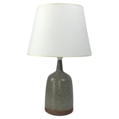 Beige-Grey Ceramic table lamp Palshus Denmark Linnemann-Schmidt stoneware