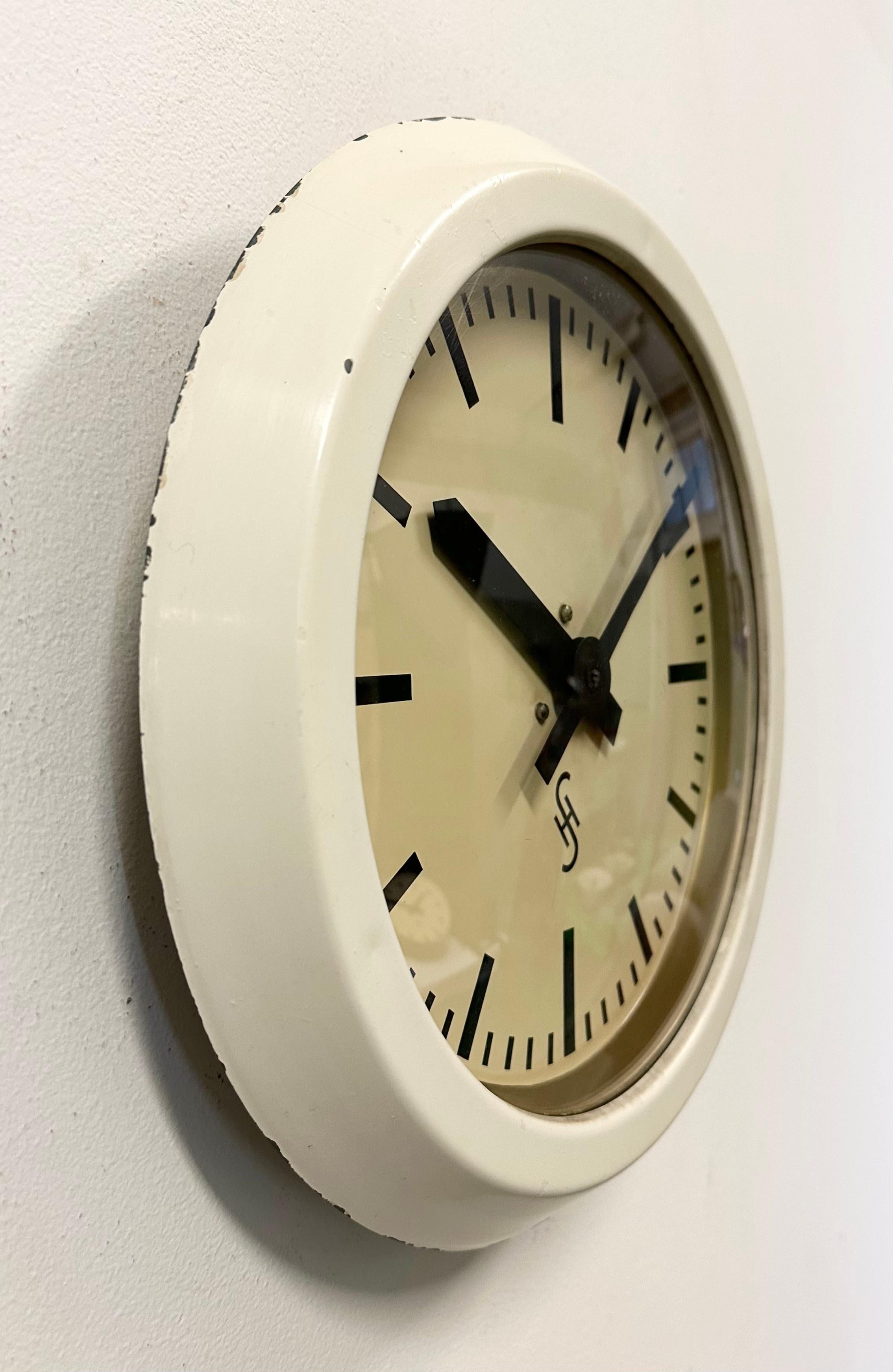 retro industrial wall clock