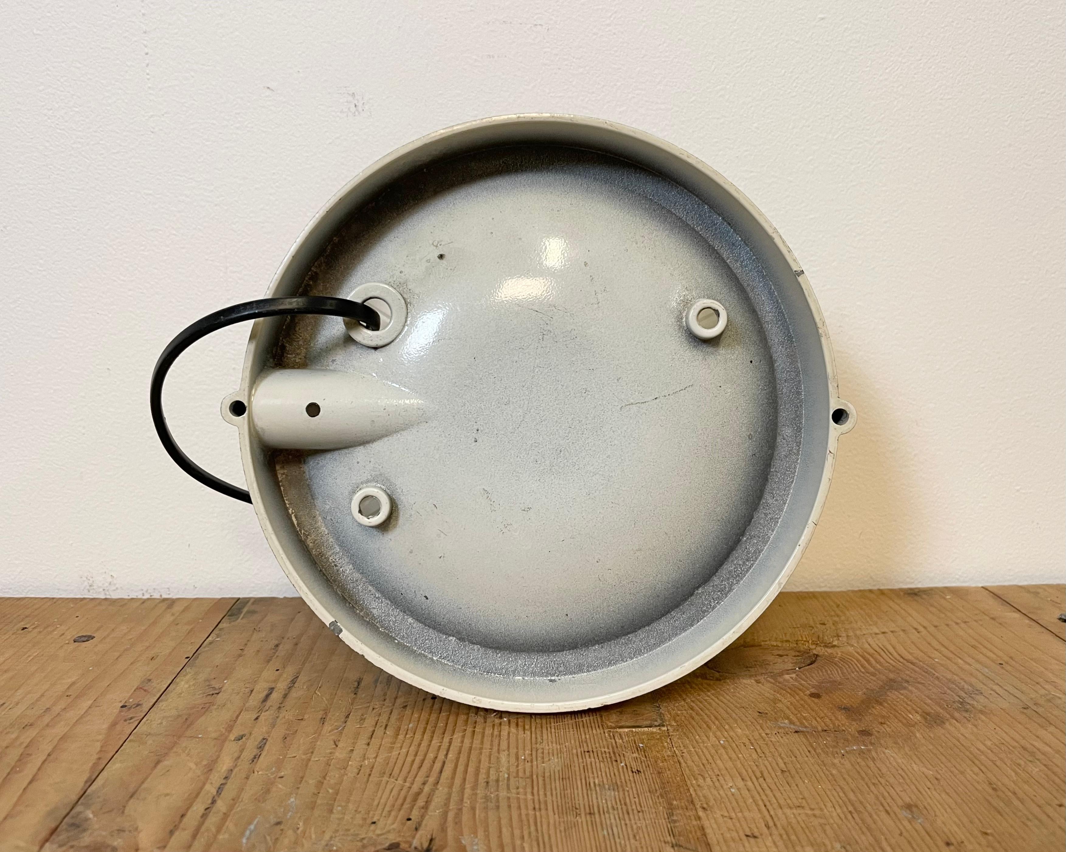 Beige Industrial Iron Wall or Ceiling Light, 1970s 2