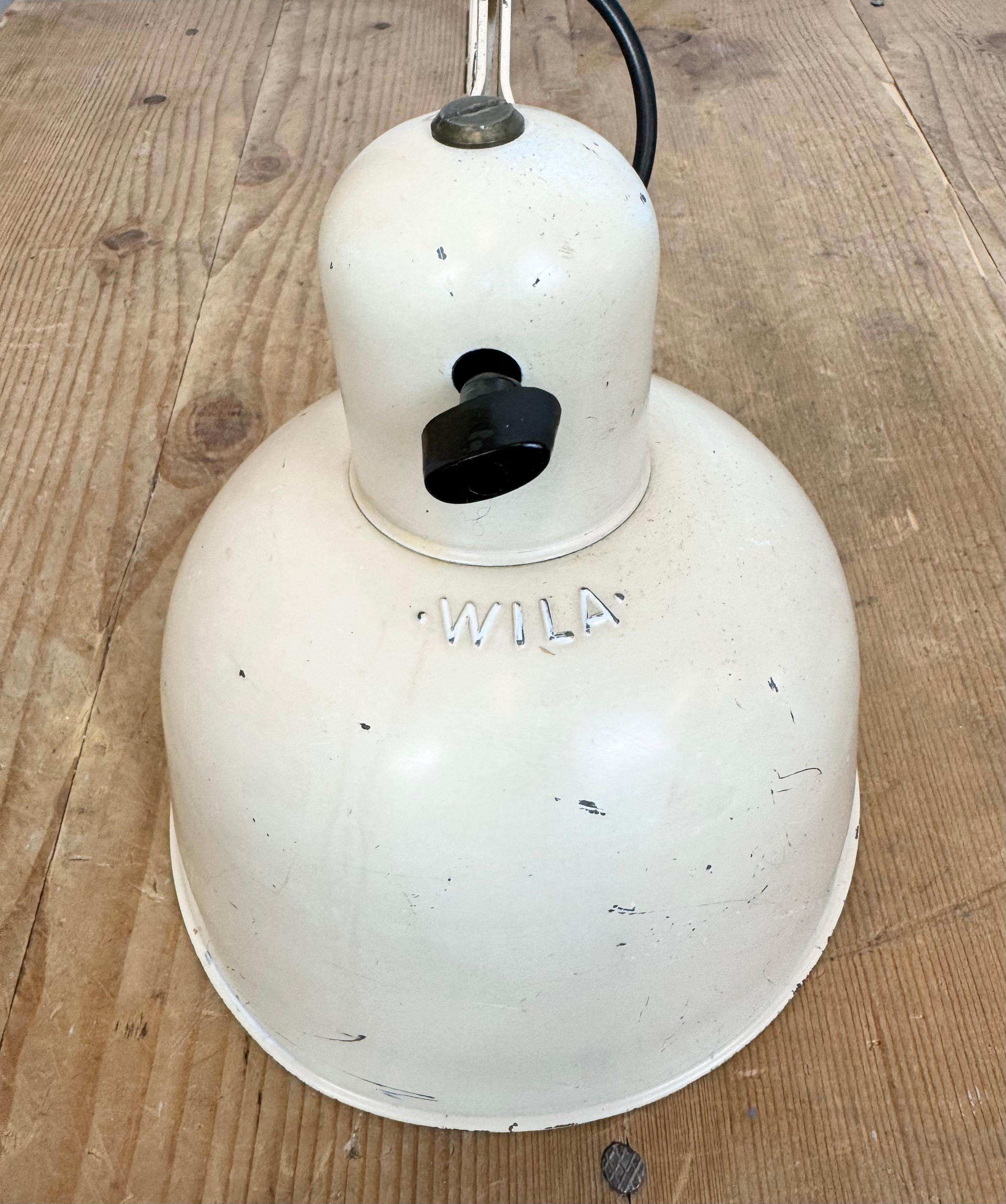 Beige Industrial Midcentury Scissor Wall Lamp from Wila Leuchten, 1960s For Sale 14