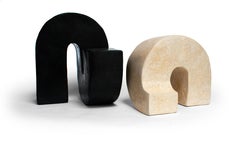 Beige Inverse Hand Crafted Sculpture by Rachael Heritage