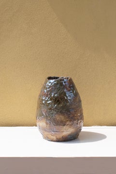 Beige Iridescent Vase by Daniele Giannetti