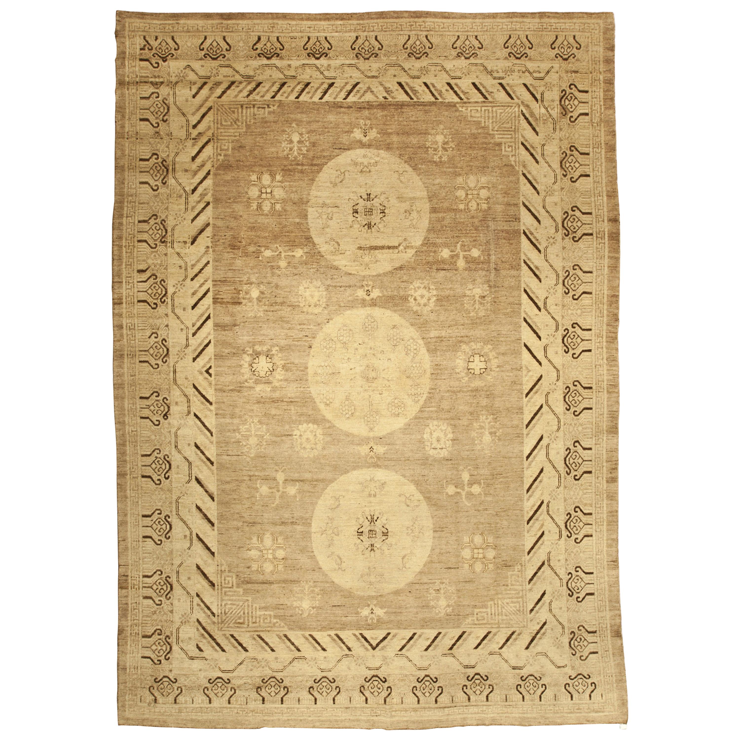 Beige Ja4 Samarkand Rug