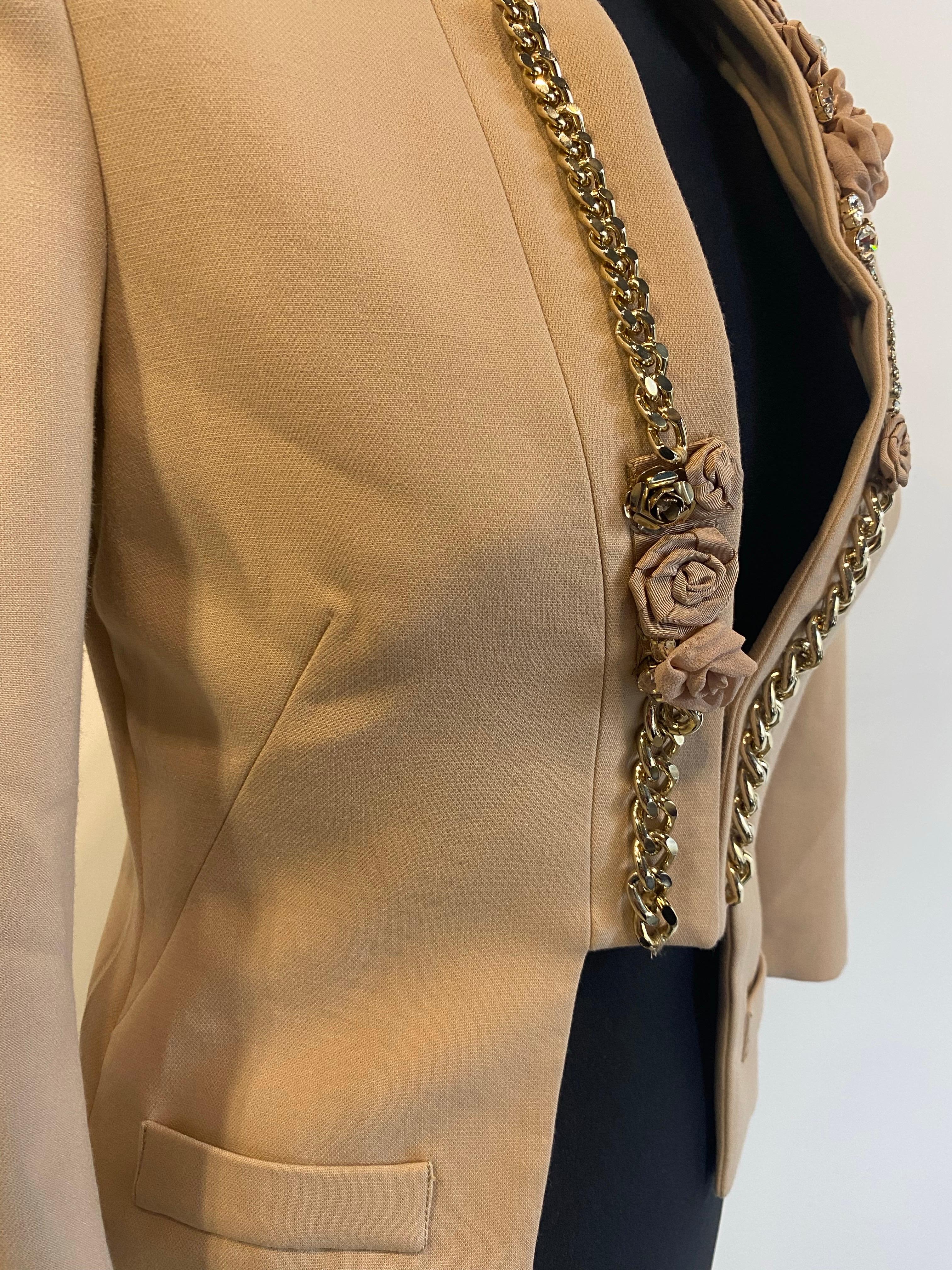 Beige jacket Elisabetta franchi For Sale 1
