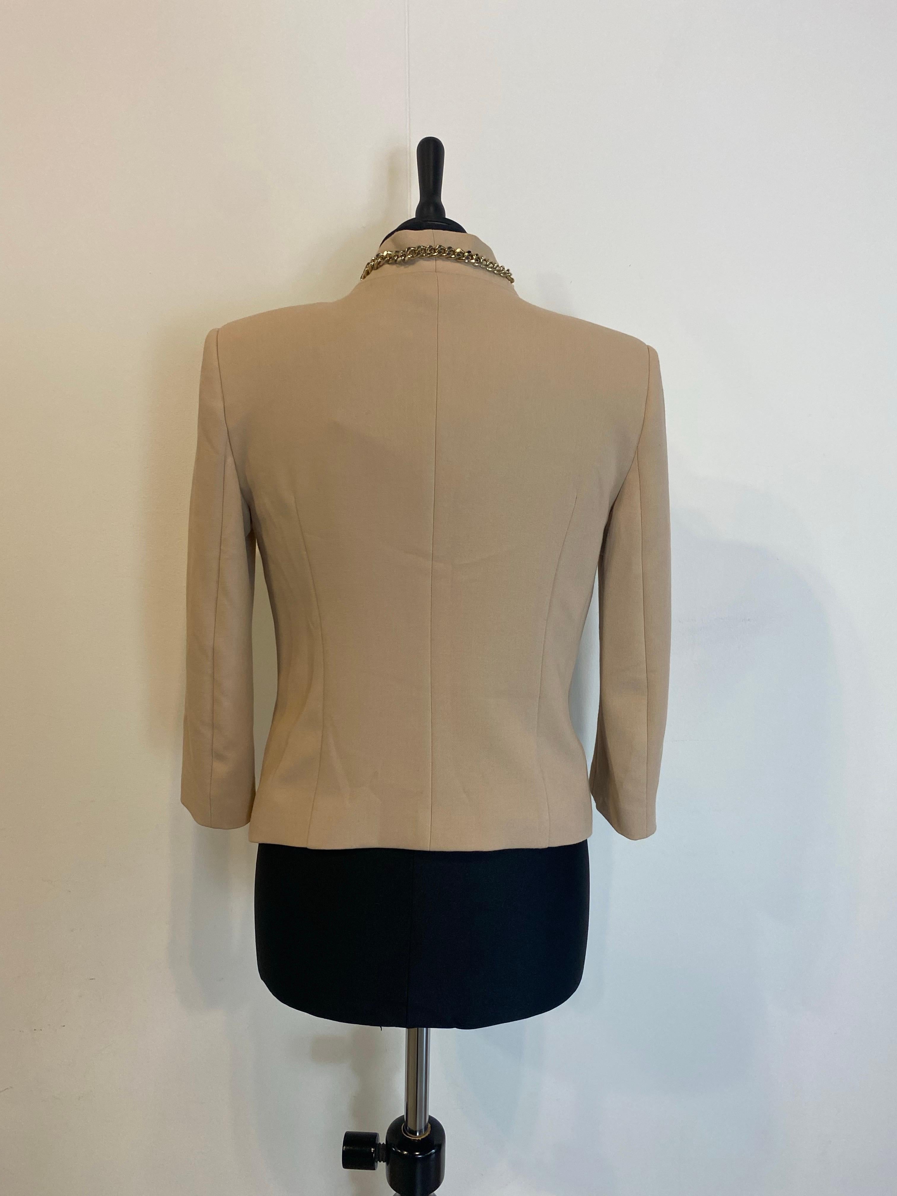 Beige jacket Elisabetta franchi For Sale 2