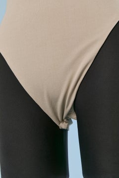 Beige jersey bodysuit ALEXANDRE VAUTHIER