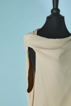 Beige jersey sleeveless dress LANVIN by Alber Elbaz SS2011