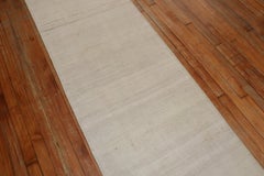 Traves de Mesa Marroquí de Tejido Plano Fino Beige Caqui Siglo XX