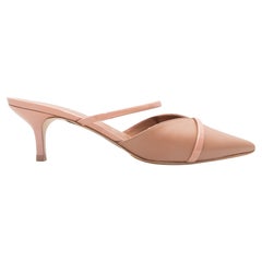 Beige & Light Pink Malone Souliers Spitz zulaufende Pantoletten Größe 41