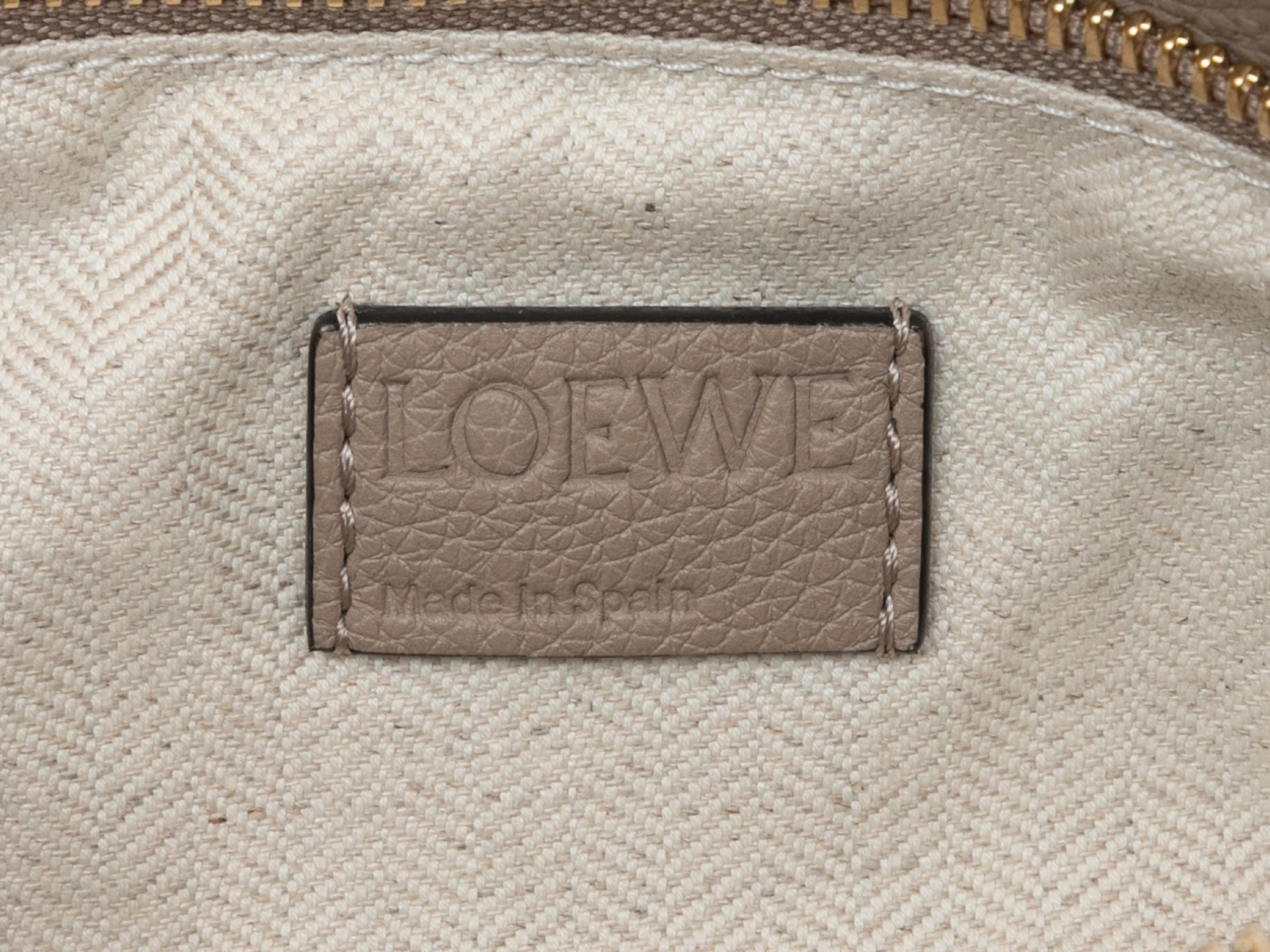 Beige Loewe Small Leather Puzzle Crossbody Bag For Sale 4