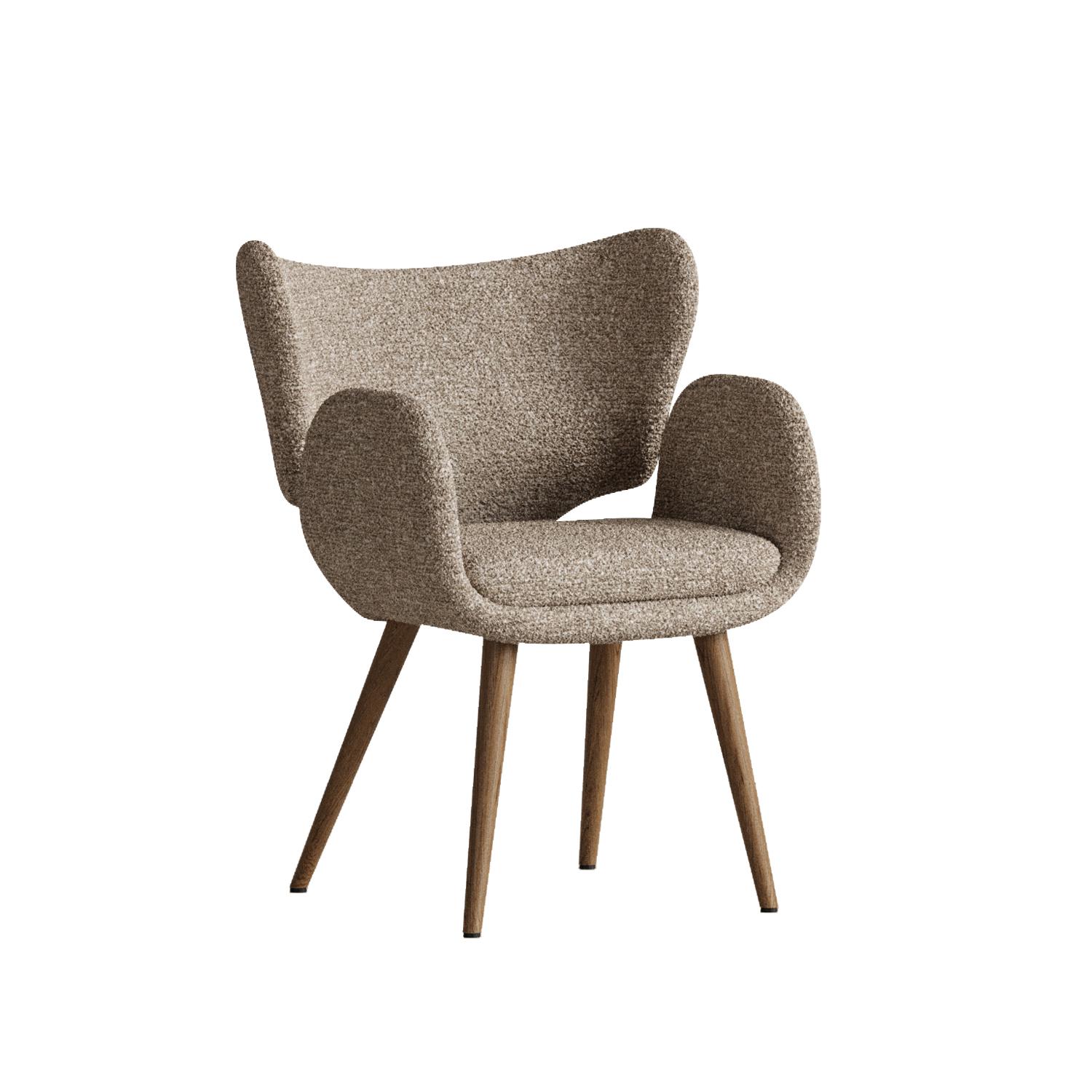 Beige Madina Chair by Plyus Design For Sale 3