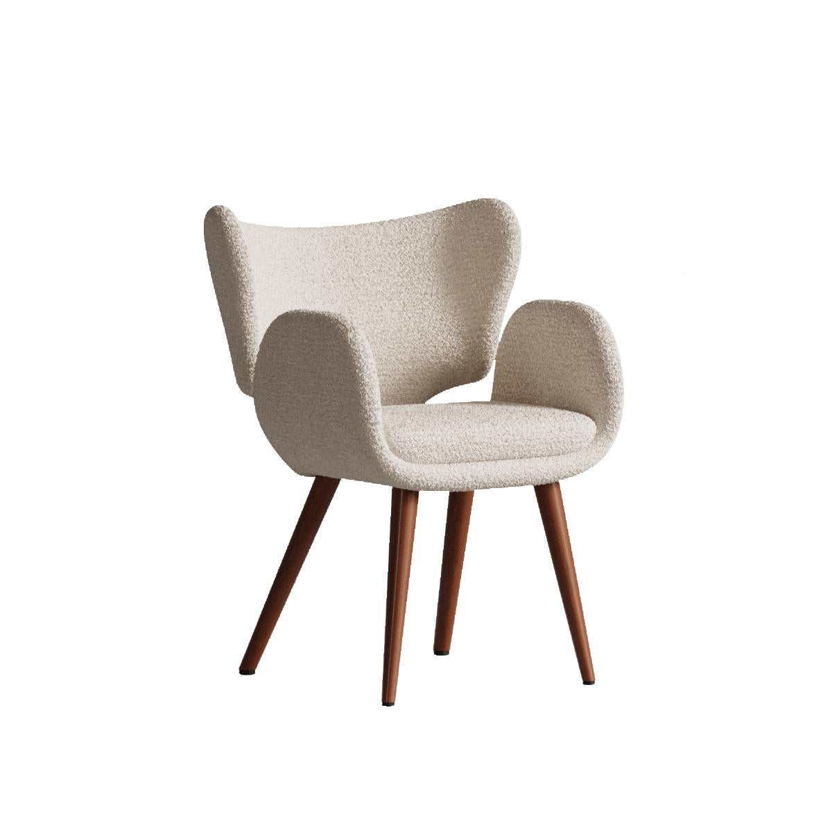 Post-Modern Beige Madina Chair by Plyus Design For Sale