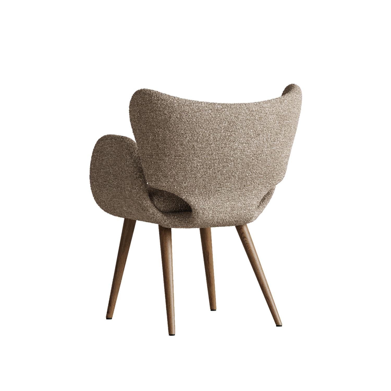 Beige Madina Chair by Plyus Design For Sale 2