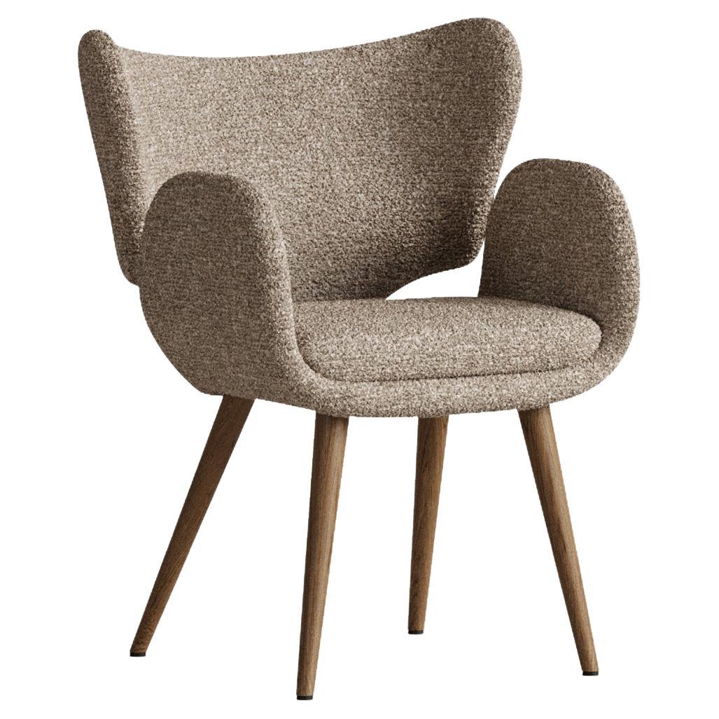 Beige Madina Chair by Plyus Design For Sale