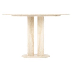 Beige marble dining table by Ligne Roset, 1970