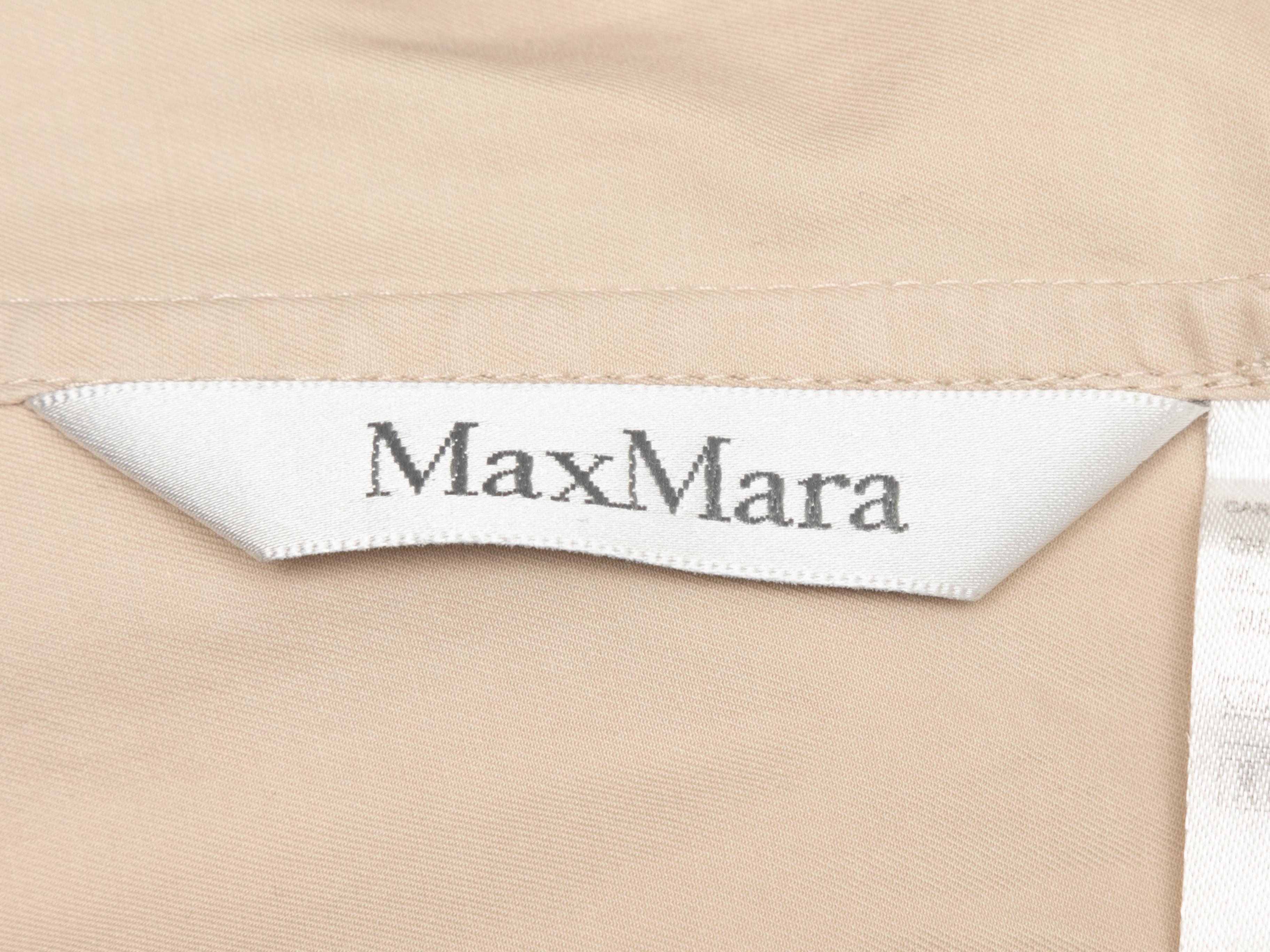 Beige Max Mara Cargo Jacket 1