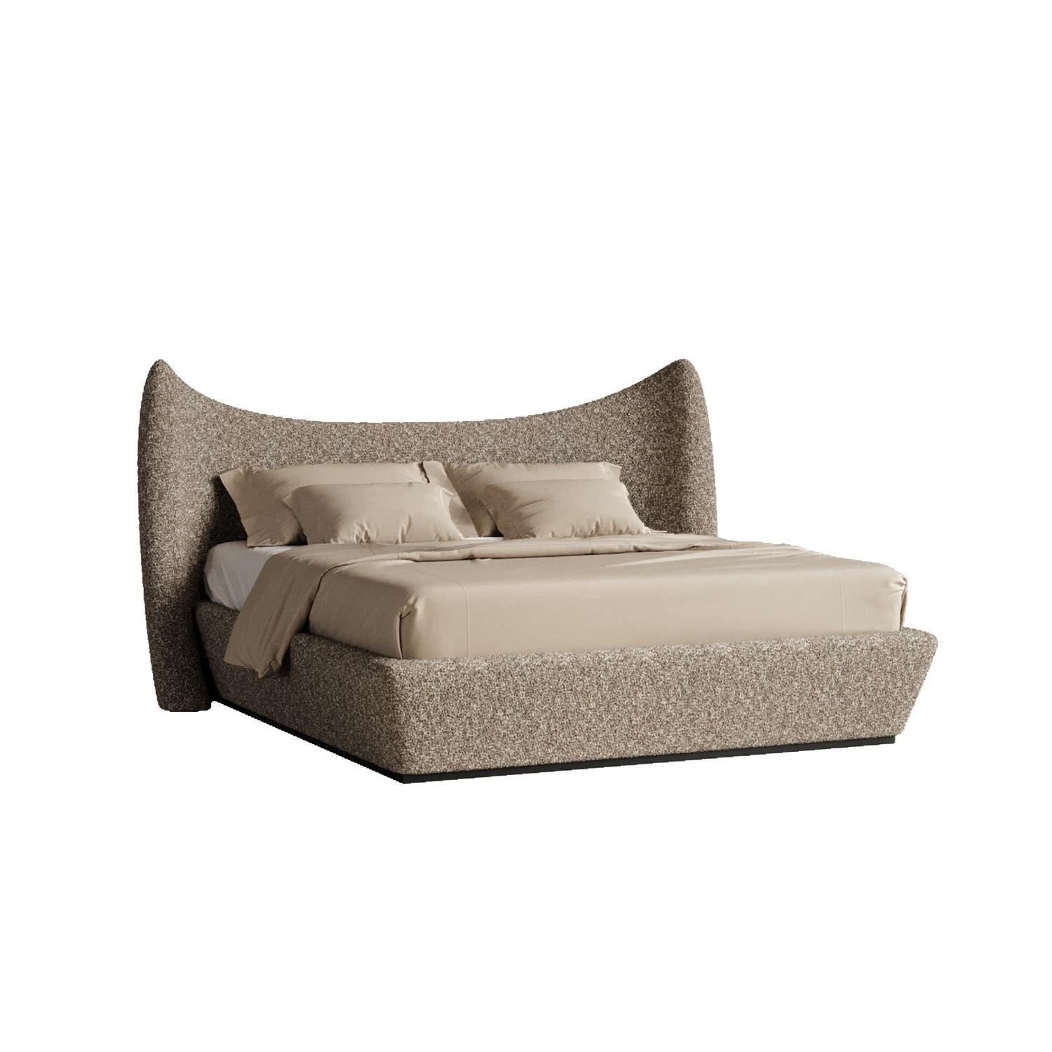 Emirian Beige Memory Bed by Plyus Design For Sale