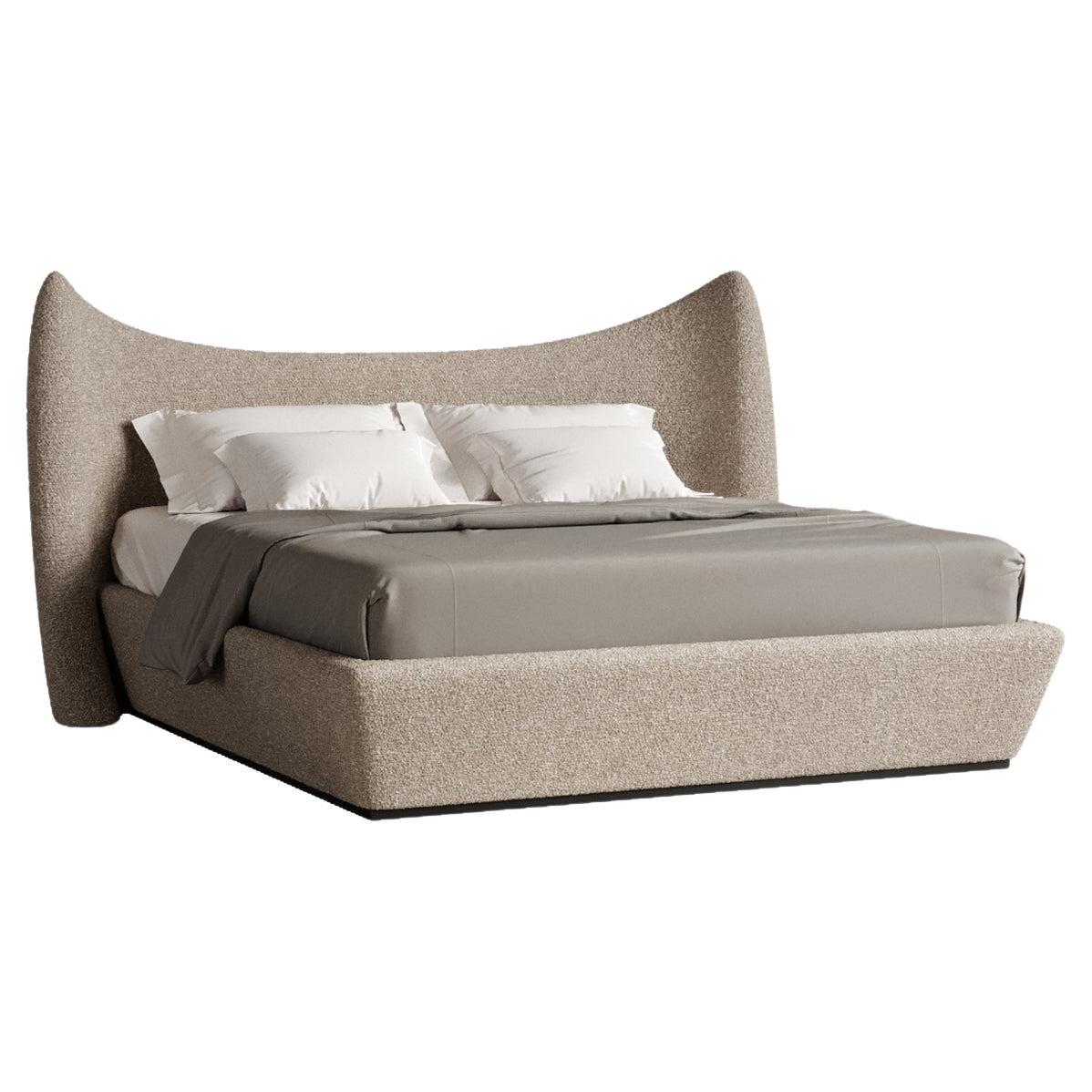 Beige Memory Bed by Plyus Design For Sale