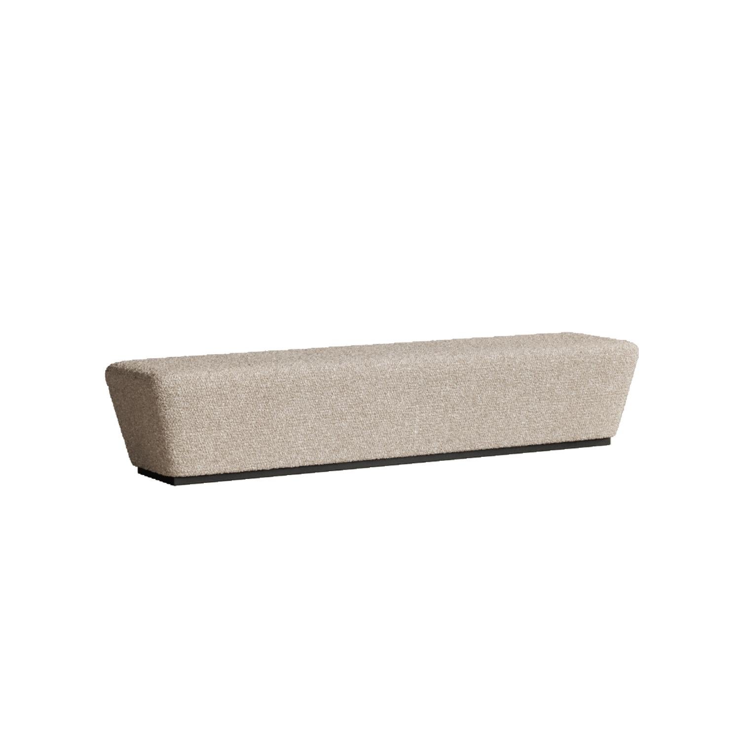 Beige Memory Bench by Plyus Design
Dimensions: D 42 x W 200 x H 38 cm
Materials:  Wood, HR foam, polyester wadding, fabric upholstery
Also available in a variety of colors. 

“Memory” bench.
Collection 