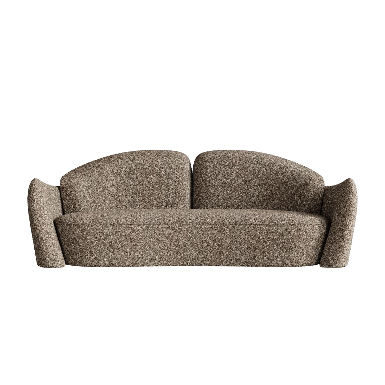 Beige Memory Sofa by Plyus Design
Dimensions: D 90 x W 240 x H 85 cm
Materials:  Wood, HR foam, polyester wadding, fabric upholstery

“Memory” sofa.
Collection 