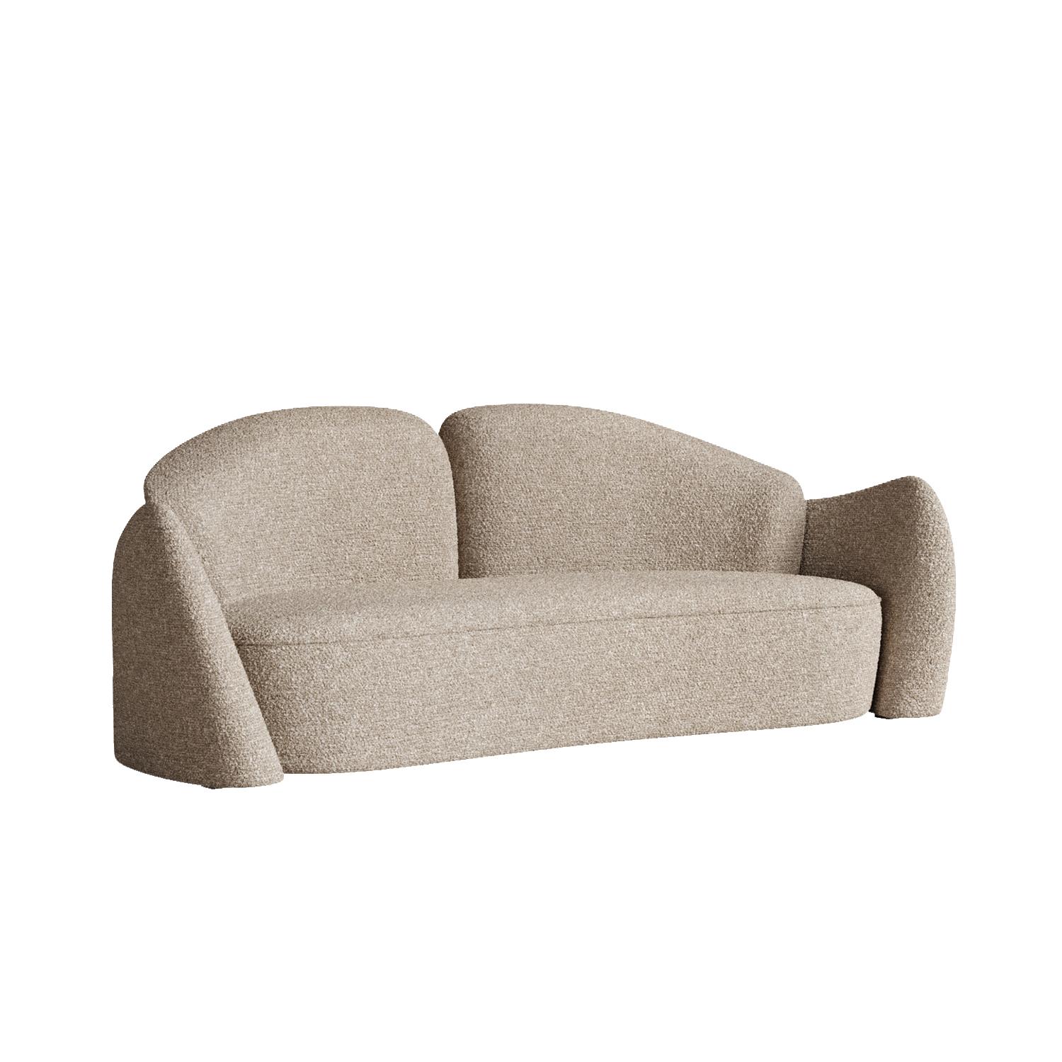 Post-Modern Beige Memory Sofa by Plyus Design For Sale