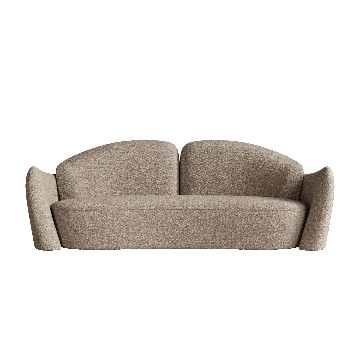 Beige Memory Sofa by Plyus Design In New Condition For Sale In Geneve, CH