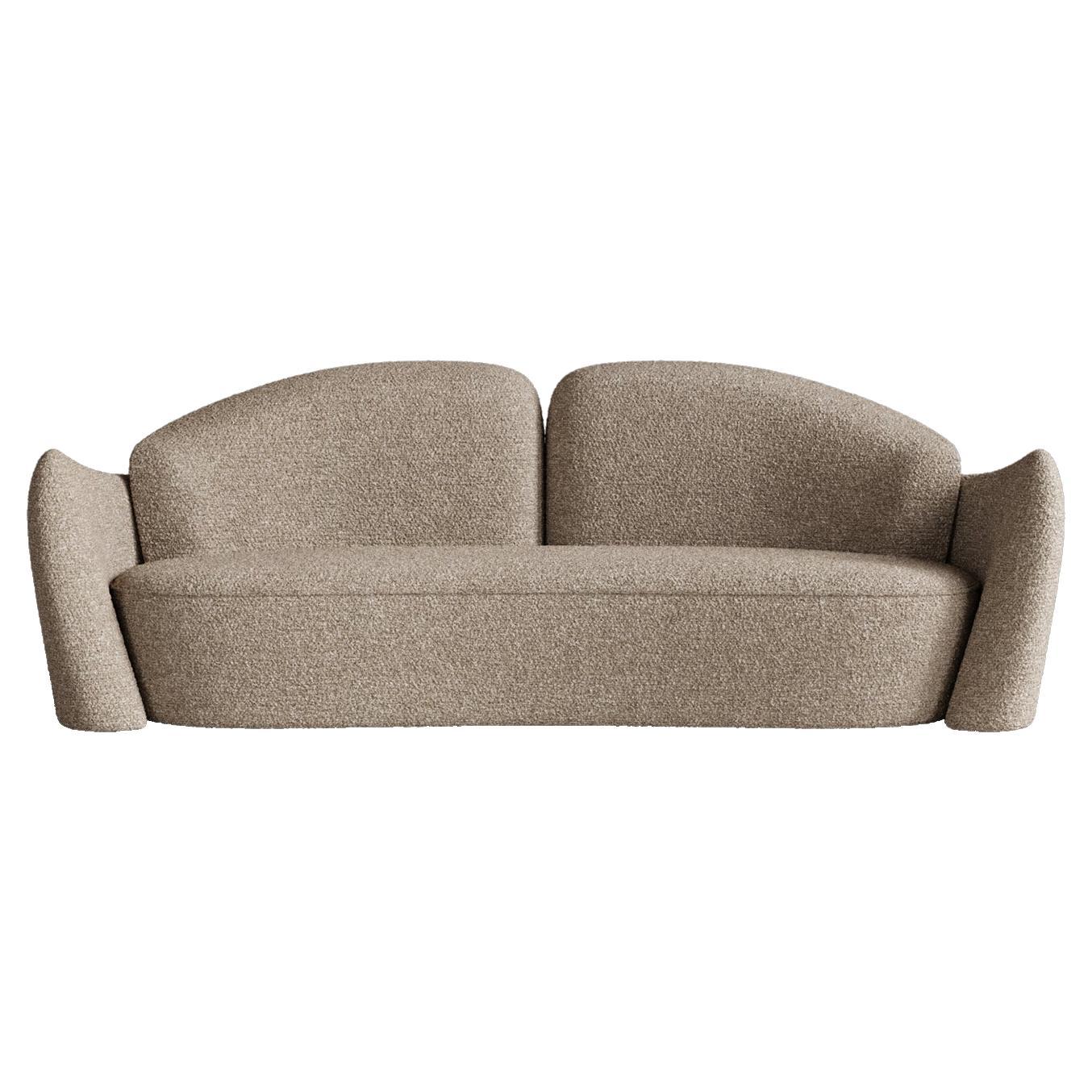 Beige Memory Sofa by Plyus Design