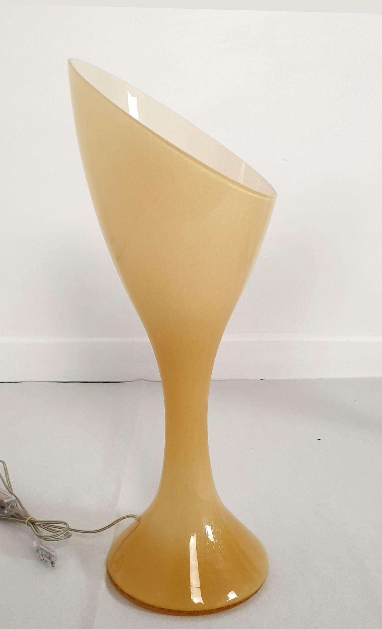 Mid Century Murano Glaslampen von Vistosi - ein Paar (Muranoglas) im Angebot