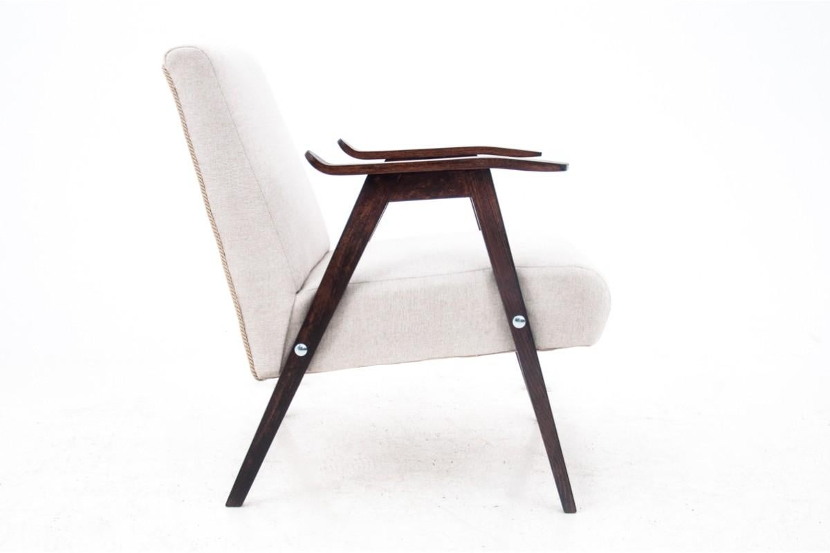 Mid-Century-Modern-Sessel in Beige, 1960er Jahre (Mitte des 20. Jahrhunderts) im Angebot