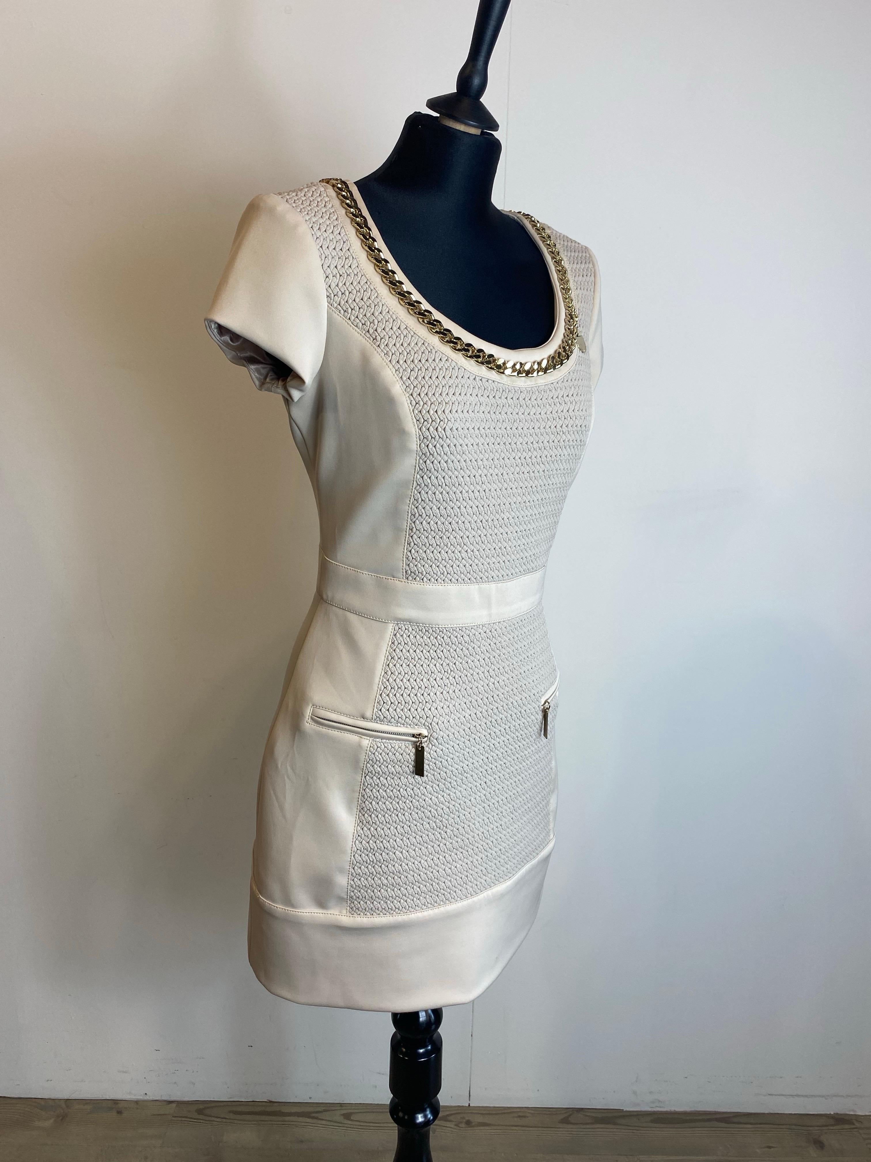 Women's or Men's Beige midi dress Elisabetta franchi For Sale