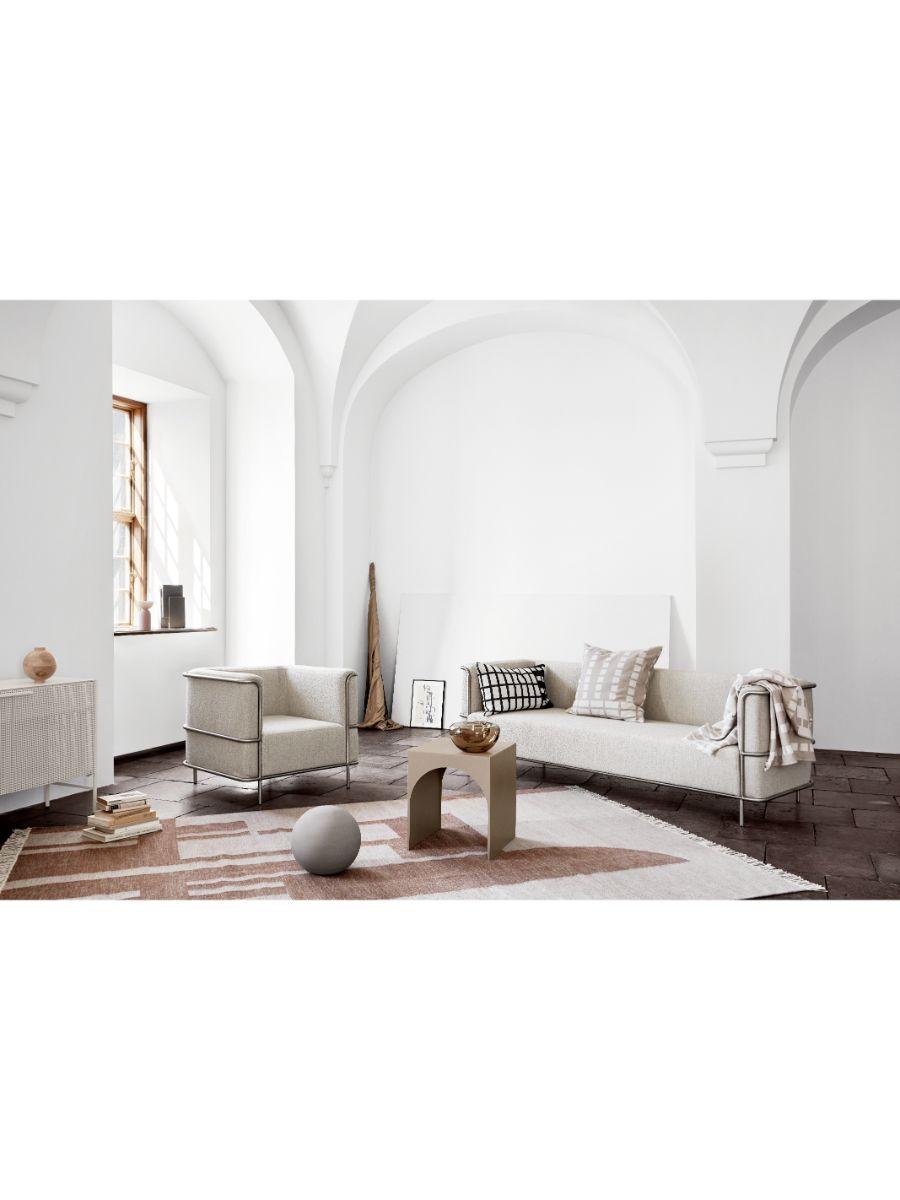 Danois Canapé 2 places moderniste beige de Kristina Dam Studio en vente