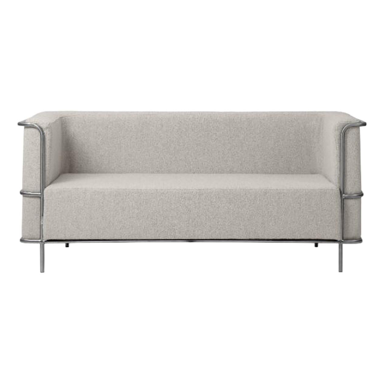 Beige Modernist 2 Seat Sofa by Kristina Dam Studio