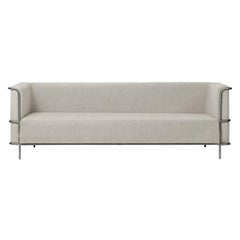 Beige Modernist 3 Seat Sofa by Kristina Dam Studio